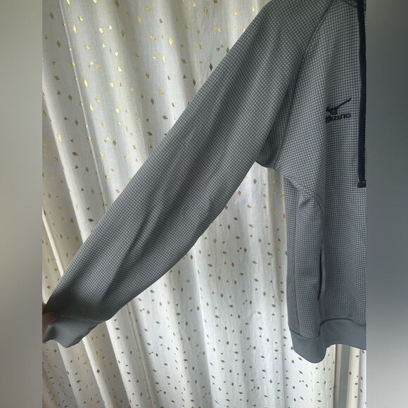 Mizuno Performance Fleece Line Pro Full Zip Stand Up Collar Volleyball Hoodie S - Picture 4 of 11